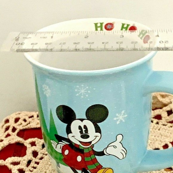 Disney Christmas Coffee Cup Mug Mickey Mouse Ho Ho Ho - Picture 6 of 7